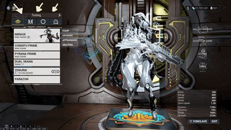 warframe loadout slot|warframe loadout builder.